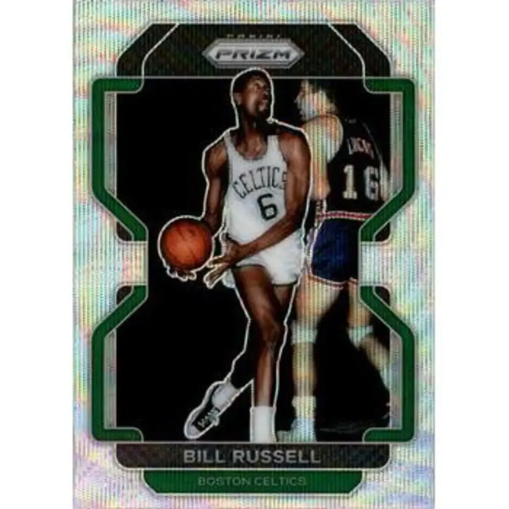 2021-22 Panini Silver Prizm Bill Russell 254 Boston Celtics
